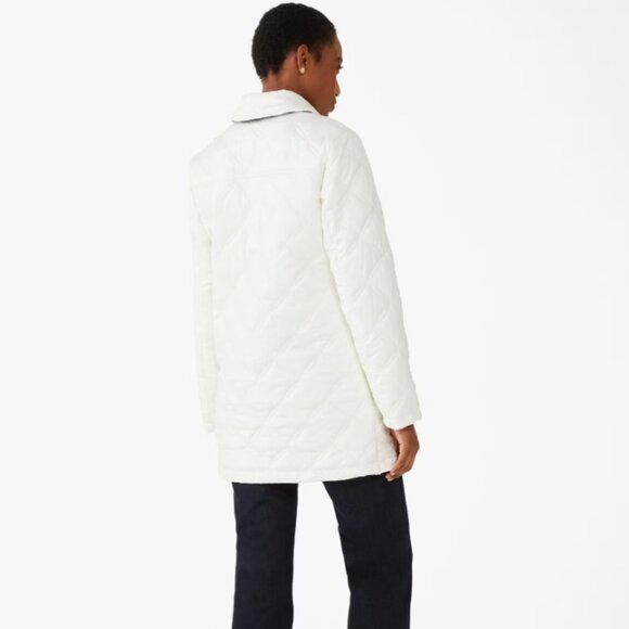 Kate Spade Gingham Quilted Coat - Picture 2 of 9